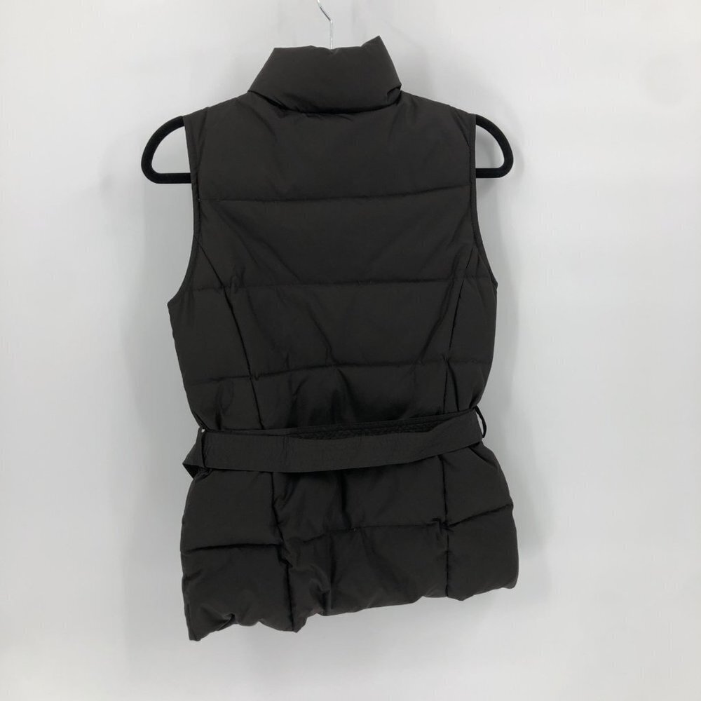 Gap Womens Brown Zipper High Neck Vest Jacket XS - Picture 3 of 8